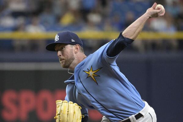Rays season opening winning streak at 8 beat A s 11 0 AP News